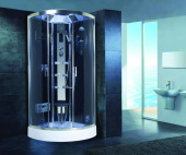 Душ.каб. NG-901-01 (900х900х2200) низкий поддон стекло ТОНИРОВАННОЕ 5 мест (9010135)