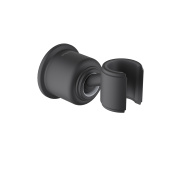 Держатель ручного душа AQUATEK, матовый черный КЛАССИК (AQ2407MB)