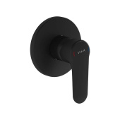 Встроенный смеситель Vitra Root Round для душа, матовый черный (A4272836EXP)