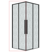 1/2 душ.ограждения 1/2.К33.01.12.21.02 Galaxy (120*195) черный матовый, стекло шиншилла, 1 место (1/2.K33.01.12.21.02) 1/2 душ.ограждения 1/2.К33.01.12.21.02 Galaxy (120*195) черный матовый, стекло шиншилла, 1 место (1/2.K33.01.12.21.02)