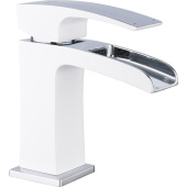 Gappo белый/хром. смеситель д/раковины (G1007-30)