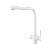Смеситель AVIVACOM c краном для питьевой воды (Белый) (W3630)