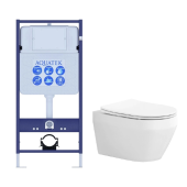 Унитаз с инсталляцией Set Aquatek Лея (SET AQUATEK ЛЕЯ)