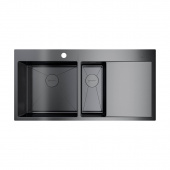 Кухонная мойка Omoikiri Akisame 100-2-GM-L (4973103)