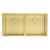 Кухонная мойка Lemark PRORAN 900 прямоугольная с двумя чашами из нержавеющей стали цвет: Светлое золото (9938138) Кухонная мойка Lemark PRORAN 900 прямоугольная с двумя чашами из нержавеющей стали цвет: Светлое золото (9938138)
