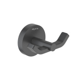 Крючок двойной AQUATEK, матовый черный БЕТТА (AQ4602MB) Крючок двойной AQUATEK, матовый черный БЕТТА (AQ4602MB)