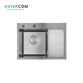 Кухонная мойка AVIVACOM 58*48 нано-сатин, левая (NS5848L) Кухонная мойка AVIVACOM 58*48 нано-сатин, левая (NS5848L)