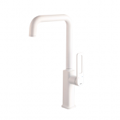 Смеситель для кухни, белый матовый, Slide, IDDIS (SLIWT00i05)