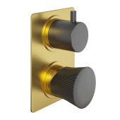 Смеситель для ванны PAINI Domus встраиваемый, брашированное золото PVD (PJ) (18PJ691PZ)