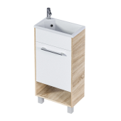 Тумба 1Marka с раковиной Lira 40Н 1д. Дуб Сонома L (У85922)