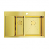 Кухонная мойка Omoikiri Akisame 78-2-LG-R (4973088) Кухонная мойка Omoikiri Akisame 78-2-LG-R (4973088)