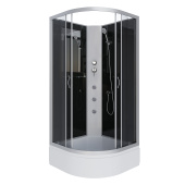Душ.каб. NG-3503-14BKG (800х800х2000) средний поддон(26см) стекло ТОНИРОВАННОЕ 4 места (35031434BKG)