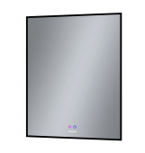 Зеркало Grossman PRAGMA-норма BLACK (700*800*45) LED с сенсорным выключателем и подогревом (1870802)