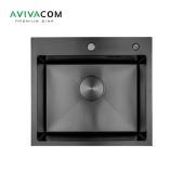 Кухонная мойка AVIVACOM 50*45 нано-черный (NB5045) Кухонная мойка AVIVACOM 50*45 нано-черный (NB5045)
