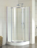 EDMONTON 2231 Душевое ограждение 900*900*2000 БЕЗ ПОДДОНА (распаш дверь), пр-ль серебро, стекло прозр 8 мм. с покр Easy clean (AZ-NNC2231 900)