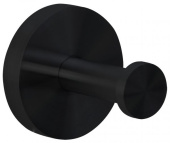 Крючок для ванной одинарный Nofer NIZA чёрный (16851.N)