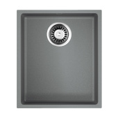Omoikiri Bosen 38-U-GR Tetogranit/leningrad grey (4993538)