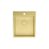 Кухонная мойка Lemark JANGA 440 прямоугольная из нержавеющей стали цвет: Светлое золото (9938102) Кухонная мойка Lemark JANGA 440 прямоугольная из нержавеющей стали цвет: Светлое золото (9938102)