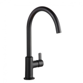 KLUDI BINGO STAR XS Однорычажный смеситель для кухни, черный матовый (468033978)