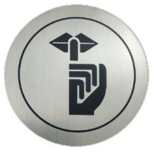 Табличка Nofer соблюдайте тишину (16735.2.S)