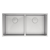 Кухонная мойка Lemark PRORAN 900 прямоугольная с двумя чашами из нержавеющей стали цвет: Сталь (9937137)