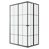 Душевое ограждение Niagara Eco NG-1018-14QKL (100х80х190) прямоугольник,раздвижное,черный,стекло клетка,1 место (NG-1018-14QKL) Душевое ограждение Niagara Eco NG-1018-14QKL (100х80х190) прямоугольник,раздвижное,черный,стекло клетка,1 место (NG-1018-14QKL)