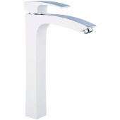 Gappo смесительбел/хром.д/рак высокий ф35 (G1007-18)