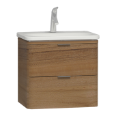 Шкаф Vitra Nest с раковиной c 2мя ящиками, 60 см, с LED подсветкой, цвет натуральная древесина (56144)