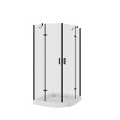 Душ. ограждение NG-6816-08 BLACK (100*100*190) полукруг, двери распашные, 1 место (68160811BLACK) Душ. ограждение NG-6816-08 BLACK (100*100*190) полукруг, двери распашные, 1 место (68160811BLACK)