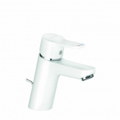 Смеситель для раковины KLUDI PURE EASY однорычажный,с донным клапаном/14,5х12,5/ (белый) (373829165)