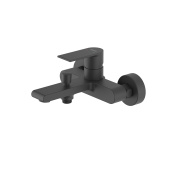 Смеситель для ванны AQUATEK, матовый черный ЛИРА (AQ1440MB)