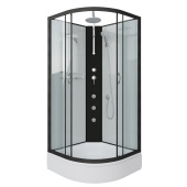 Душ.каб. NG-6703-14BKTG (800х800х2100-2400) средний поддон(26см) стекло ПРОЗРАЧНОЕ черные профиля 4 места (67031414BKTG) Душ.каб. NG-6703-14BKTG (800х800х2100-2400) средний поддон(26см) стекло ПРОЗРАЧНОЕ черные профиля 4 места (67031414BKTG)