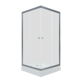 Душевое ограждение Тритон Вента-Хром 90х90, квадрат, низ. подд. (2 места+сифонD90мм) (Щ0000049616)