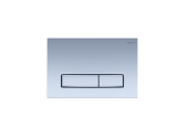 Панель смыва Aquatek Slim Хром матовая (клавиши прямоугольные) (KDI-0000024)