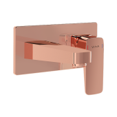 Встроенный Vitra смеситель Root Square для раковины, настенный, медь (A4273826EXP)