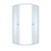 Душевая ширма Тритон Стандарт 100*100*187,5 ПОЛОСЫ, 1/4 круга, Аква, Белый (2 места) (Щ0000026698) Душевая ширма Тритон Стандарт 100*100*187,5 ПОЛОСЫ, 1/4 круга, Аква, Белый (2 места) (Щ0000026698)