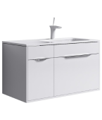 Подвесная тумба Aqwella Malaga 90см. Правая (Mal.01.09/R)