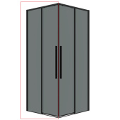 1/2 душ.ограждения 1/2.К33.01.90.21.10 Galaxy (90*195) черный матовый, стекло тонированное, 1 место (1/2.K33.01.90.21.10) 1/2 душ.ограждения 1/2.К33.01.90.21.10 Galaxy (90*195) черный матовый, стекло тонированное, 1 место (1/2.K33.01.90.21.10)