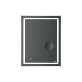 AM.PM Универсальное зеркало с контурной Led-подсветкой, часами и косметическим зеркалом, 55 (M91AMOX0553WG)