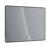 Зеркало Lemark MIOBLACK 120х80 см с интерьерной подсветкой, с подогревом (LM120ZM-black)