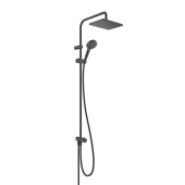 Vernis Душевая система Showerpipe 230 1jet матовый черный Hansgrohe (26282670) витринный образец
