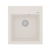 Кухонная мойка Lemark HANKA 450 врезная прямоугольная из кварцгранита цвет: Жасмин (9910010) Кухонная мойка Lemark HANKA 450 врезная прямоугольная из кварцгранита цвет: Жасмин (9910010)