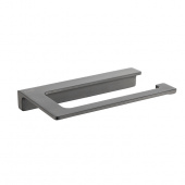 Держатель для туалетной бумаги без крышки, сплав металлов, Slide, графит, IDDIS (SLIGM00i43)