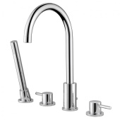 Смеситель ABBER Wasser Kreis на борт ванны, хром (AF8113)