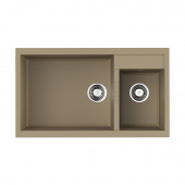 Кухонная мойка Omoikiri Tedori 86-2-LB-CH (4993937)