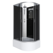 Душ.каб. NG-2510-14LBKT (1200х800х2100-2400) высокий поддон(40см) стекло ТОНИРОВАННОЕ 4 места (25101434LBKT)