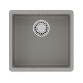Кухонная мойка Lemark SINARA 440-U подстольного монтажа из кварцгранита цвет: Грей (9910069)