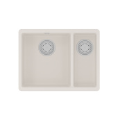 Кухонная мойка Lemark SINARA 550.2-U подстольного монтажа с доп.чашей из кварцгранита цвет: Жасмин (9910082)