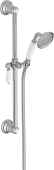 Стойка для ручного душа Jacob Delafon LOUISE + ручной душ со шлангом, хром (E24364-CP)
