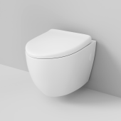 Унитаз GR-4451S (580*395*365) подвесной БЕЗОБОДКОВЫЙ с тонкой крышкой, 1 место (GR-4451S)